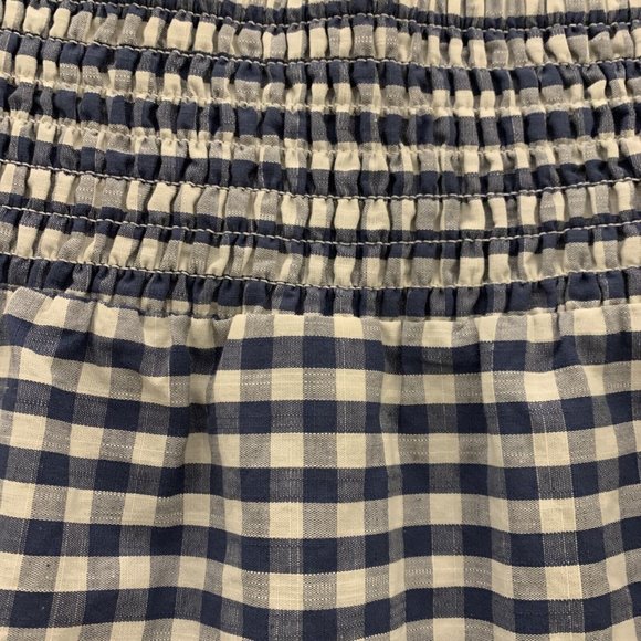 Universal Thread Women's Blue Plaid Maxi Skirt Tiered Choose Your Size - Picture 2 of 3